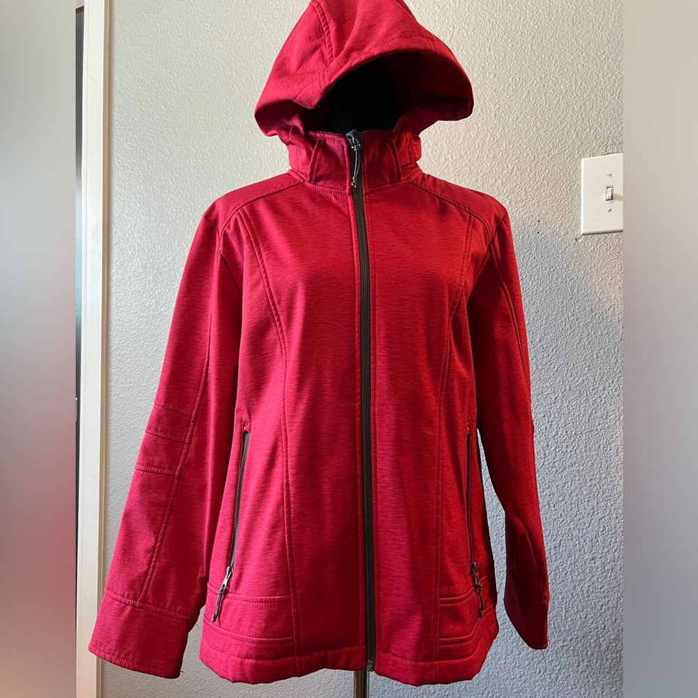 Free Country Women Jacket, Red Color, Size PX - Large